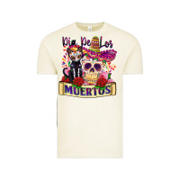Vintage Arctic dia de los muertos Vintage Tee - Zillion Design Studio