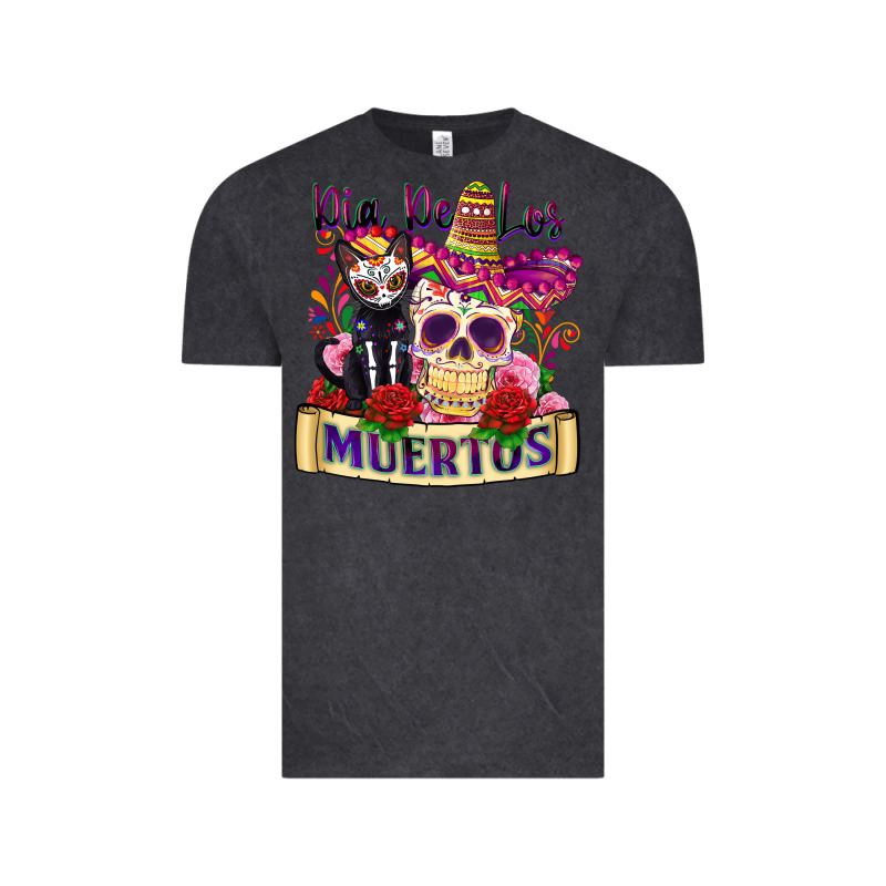 Dia De Los Muertos Vintage Tee by Zillion Design Studio | Teevron