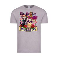 Vintage Zinc dia de los muertos Vintage Tee - Zillion Design Studio