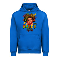 Cobalt empowering black heritage Urban Hoodie - LillyAllenDesigns