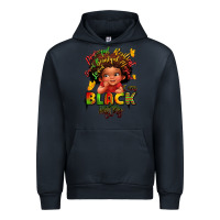 Navy empowering black heritage Urban Hoodie - LillyAllenDesigns