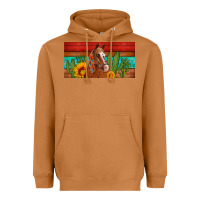 Meerkat aztec horse cactus and sunflowers license plate template Heavyweight Hoodie - Artiststas