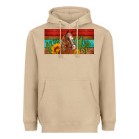 Mushroom aztec horse cactus and sunflowers license plate template Heavyweight Hoodie - Artiststas