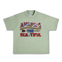 Oil Green America the beautiful Urban Heavy Tee - texasbilliewilder