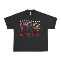 Pigment Black America the beautiful Urban Heavy Tee - texasbilliewilder