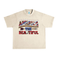 Sandshell America the beautiful Urban Heavy Tee - texasbilliewilder