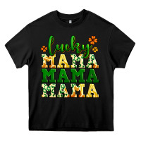 Black lucky mama mama mama  St. Patrick's Heavy Core Tee - LillyAllenDesigns