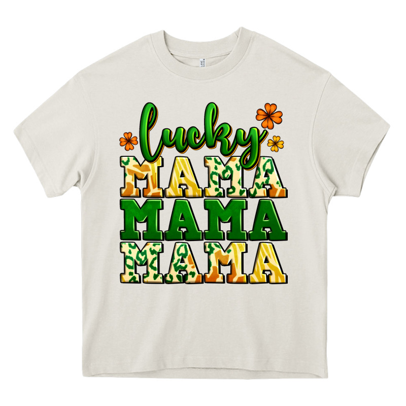 Lucky Mama Mama Mama  St. Patrick's Heavy Core Tee by LillyAllenDesigns | Teevron