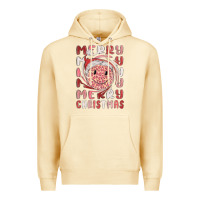 Pina Colada merry christmas smiling face Premium Hoodie - MaliasSmallBusiness