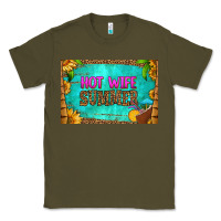 Army Green hot wife summer skinny metal can holder Classic Tee - HRA Design Shop