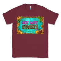 Burgundy hot wife summer skinny metal can holder Classic Tee - HRA Design Shop