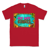 Red hot wife summer skinny metal can holder Classic Tee - HRA Design Shop