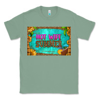 Sage hot wife summer skinny metal can holder Classic Tee - HRA Design Shop