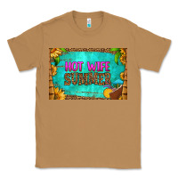Hot Wife Summer Skinny Metal Can Holder Classic Tee | Teevron