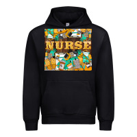 Black Green And Yellow Nurse Urban Hoodie - LillyAllenDesigns