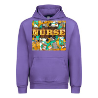 Tulip Green And Yellow Nurse Urban Hoodie - LillyAllenDesigns