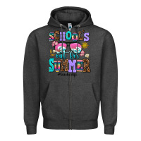 Charcoal Heather school's out for summer teacherlife Zipper Hoodie - AdoDesignShop