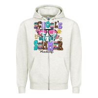 Oatmeal Heather school's out for summer teacherlife Zipper Hoodie - AdoDesignShop