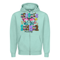 Seafoam school's out for summer teacherlife Zipper Hoodie - AdoDesignShop