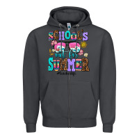 Smoke school's out for summer teacherlife Zipper Hoodie - AdoDesignShop