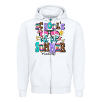 White school's out for summer teacherlife Zipper Hoodie - AdoDesignShop