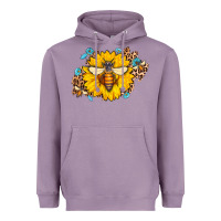 Lavender bee sunflower leopard Heavyweight Hoodie - AdoDesignShop