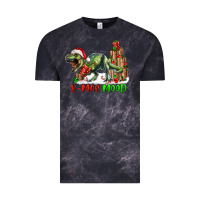 Cloud Black t rex x mas mood Vintage Tee - RanaPortraitStore