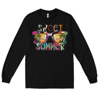 Black sweet summer Long Sleeve Tee - SublimationCraftShop