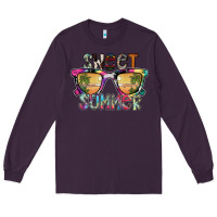 Plum sweet summer Long Sleeve Tee - SublimationCraftShop