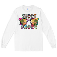 White sweet summer Long Sleeve Tee - SublimationCraftShop