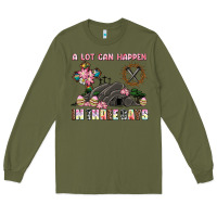 Army Green easter a lot can happen in three days Long Sleeve Tee - AdoDesignShop