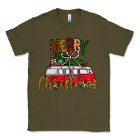 Army Green merry christmas Classic Tee - CowhideDigitalArt