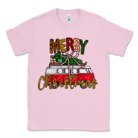 Bubblegum Pink merry christmas Classic Tee - CowhideDigitalArt