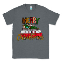 Charcoal Heather merry christmas Classic Tee - CowhideDigitalArt