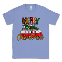 Colony Blue merry christmas Classic Tee - CowhideDigitalArt