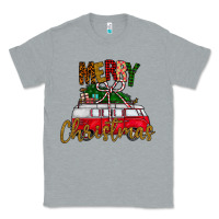 Heather Grey merry christmas Classic Tee - CowhideDigitalArt