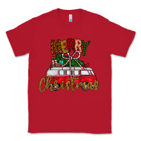 Red merry christmas Classic Tee - CowhideDigitalArt