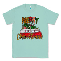 Seafoam merry christmas Classic Tee - CowhideDigitalArt