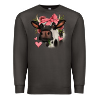 Smoke valentines day cow Premium Sweatshirt - Jasminsmagicworld