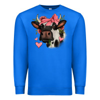 True Royal valentines day cow Premium Sweatshirt - Jasminsmagicworld
