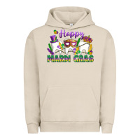 Pigment French Oak mardi gras celebration with teeth Urban Hoodie - LillyAllenDesigns