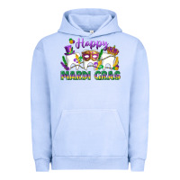 Pigment Grape Ice mardi gras celebration with teeth Urban Hoodie - LillyAllenDesigns