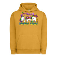 Pigment Peanut Butter mardi gras celebration with teeth Urban Hoodie - LillyAllenDesigns
