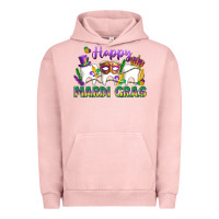 Pigment Salmon mardi gras celebration with teeth Urban Hoodie - LillyAllenDesigns