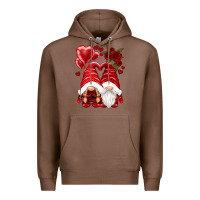 Chestnut valentines day gnomies Premium Hoodie - NancyCooperArtShop