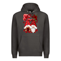 Smoke valentines day gnomies Premium Hoodie - NancyCooperArtShop