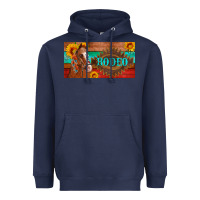 Navy aztec horse cactus and sunflowers license plate template Heavyweight Hoodie - Artiststas