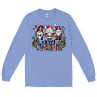 Colony Blue merry christmas Long Sleeve Tee - CowhideDigitalArt