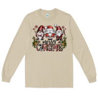 Mushroom merry christmas Long Sleeve Tee - CowhideDigitalArt