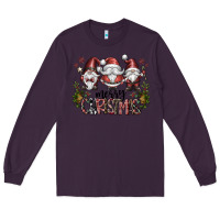 Plum merry christmas Long Sleeve Tee - CowhideDigitalArt